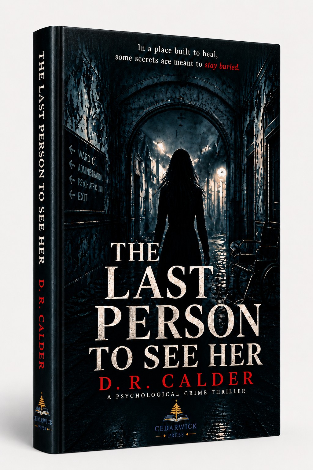 The Last Person to See Her by D. R. Calder hardcover presentation